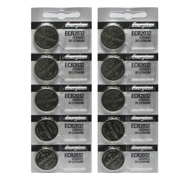 Energizer CR2032 3 Volt Lithium Coin Battery in Original Packaging, 2