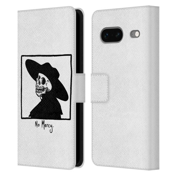 Head Case Designs Officially Licensed Matt Bailey Art No Mercy Leather Book Wallet Case Cover Compatible with Google Pixel 7