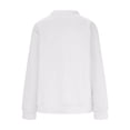 thumbnail image 5 of Women's Waffle Knit Full Zip Jacket 2025, Textured Lightweight Long Sleeve Casual Outerwear with Soft Comfort Fabric for Spring Autumn Winter Season, Daily Wear and Street Fashion White S, 5 of 6