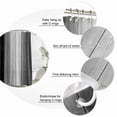 thumbnail image 6 of Black Gray Ombre Waterproof Fabric Shower Curtain, Vintage Country Wooden Waterproof Fabric Shower Curtain for Bathroom Curtains Bathtubs Hotel Washable Shower Curtains with 12 Hooks Small 36x78in, 6 of 8