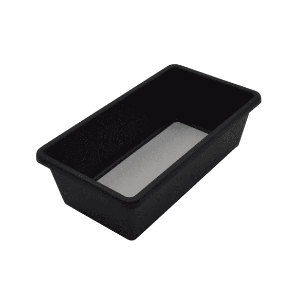 Mainstays Black Plastic Non-Slip Cabinet Drawer Organiser, 3.75" x 6.75", for Kitchen Gadgets, 1 Piece