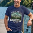 thumbnail image 4 of Jollimate Mount Rainier National Park Washington Shirt, Men Vintage Hiking T-Shirt, Outdoor Nature Graphic Tee, Gift for Men, 4 of 6
