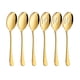 thumbnail image 1 of Esenciales de cocina Inteprter 6 piezas con cubiertos de Acero inoxidable dorado, 1 of 6