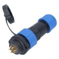 thumbnail image 3 of Herwey Aviation Power Connector, Waterproof Plug Socket Copper Contacts For Electronic Equipments, 3 of 8