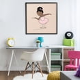 thumbnail image 2 of Stupell Industries Graceful Ballerina Portrait Black Framed Giclee Art design by Sierra Siler, 24 x 24, 2 of 8
