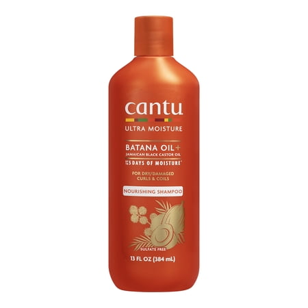 Cantu Ultra Moisture Nourishing Shampoo with Batana Oil & Jamaican Black Castor Oil, 13 fl oz