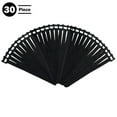 thumbnail image 2 of Edison Supply 30-Pack 8in Reusable Cable Ties - Hook and Loop Straps, Black, 2 of 10