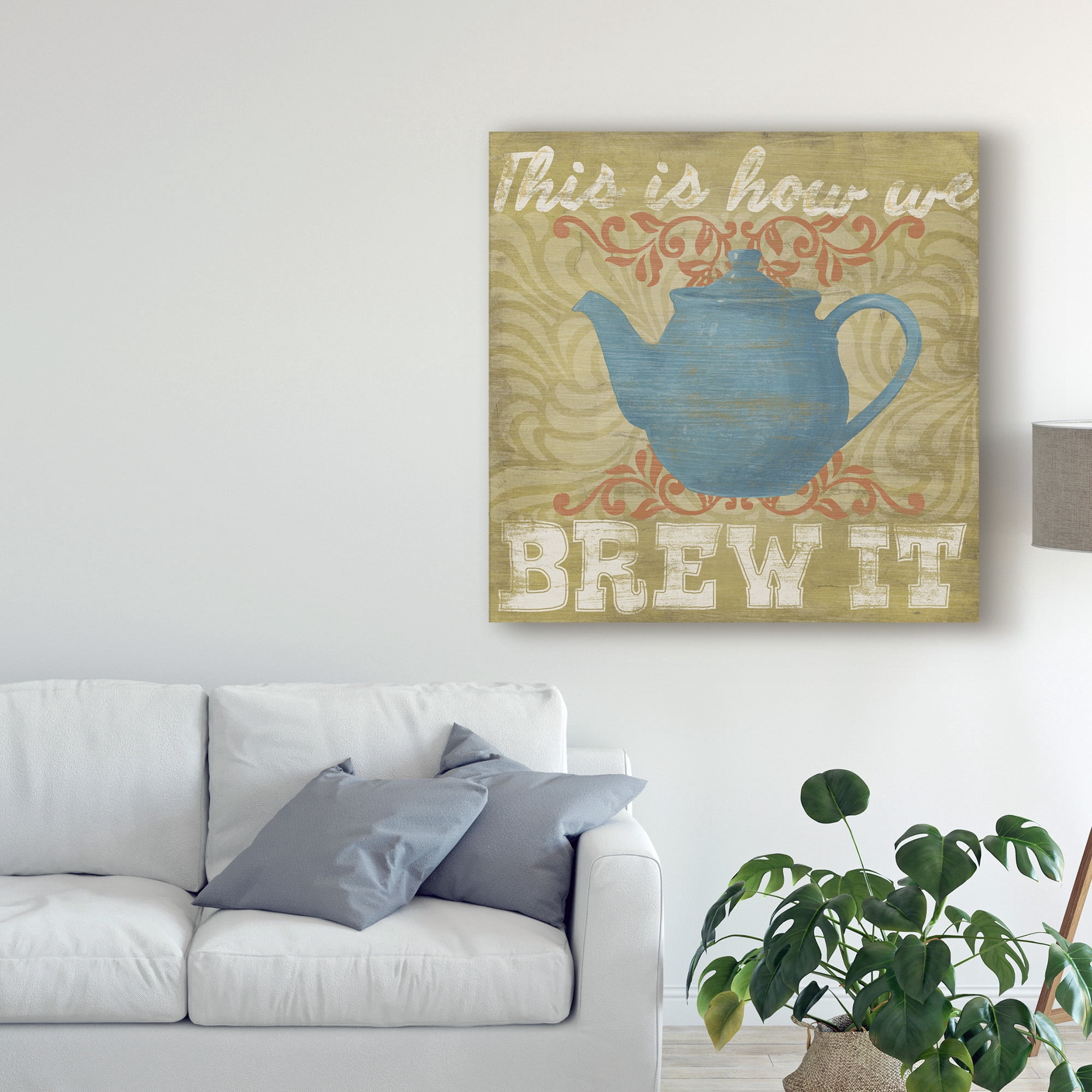 Trademark Fine Art 'Hip Kitchen I' Canvas Art by June Erica Vess
