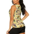 thumbnail image 3 of Fotbe Bright Birds Blusas Sin Mangas para Mujer – Estilo Casual, Corte Suelto, Slim-Fit, Cuello Redondo Deportivo, Tops de Verano para Gimnasio y Yoga-Small, 3 of 7
