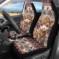 thumbnail image 2 of XYZCANDO Car Seat Covers Geometric Pattern Set of 2 Car Front Seat Covers Decorative Vehicle Truck Van Waterproof Thin Automobile Seat Cover, 2 of 10