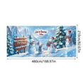 thumbnail image 2 of ¡Celebra La Temporada Con Estilo Con Nuestra Deslumbrante Pancarta Navideña Para Garaje Y Mejora El Ambiente Festivo De Tu Hogar!, 2 of 5