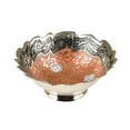 thumbnail image 1 of diollo Brass Dry Fruit Bowls Decorative Christmas Serving Bowls Meenakari Work | Color: Orange | Dia: 3.5 Inch, 1 of 2