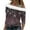 Brown, variant on IROINNID Blouse for Women One-Shoulder Sexy Christmas Printed Plush Long Sleeve Pullover Casual Tops On Sale,Green
