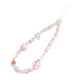 thumbnail image 4 of Pulsera de cuentas con correa de muñeca, pulsera de cuentas, llavero, joyería, lindo cordón de cuentas para teléfono Rosa, 4 of 8