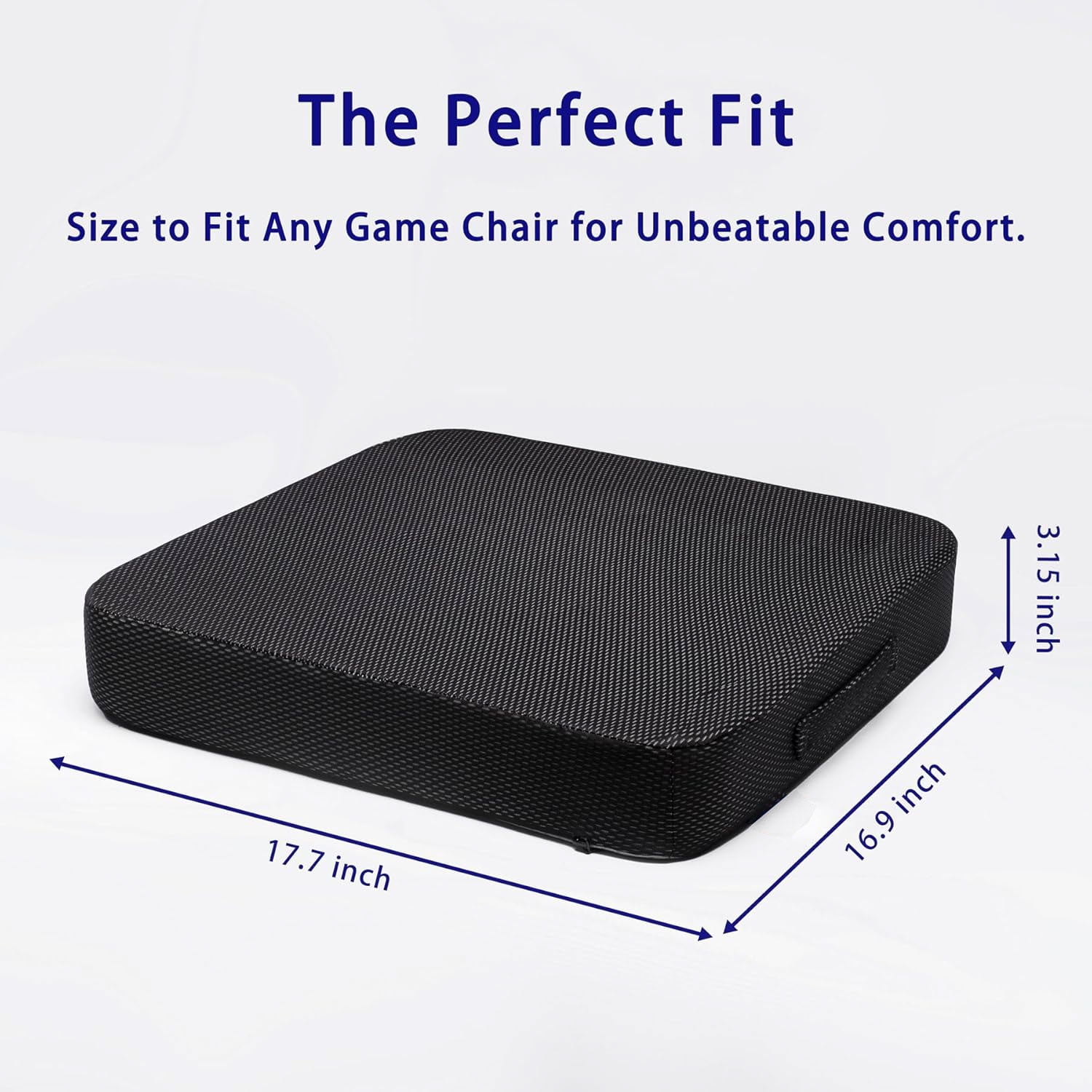 Pressure Sore and Tailbone Pain Relief Memory Foam Wheelchair Seat Cushion for Wheelchair Office Chair