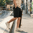thumbnail image 5 of Dresfit Mens Camo Shorts Breathable Baggy Cargo Shorts 2026 Summer Big and Tall Drawstring Short Pants Elastic Waist Open Bottom Loose Fit Work Shorts M, 5 of 8