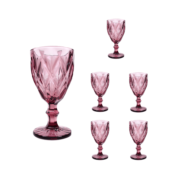 Juego de 6 copas Verona Tinto