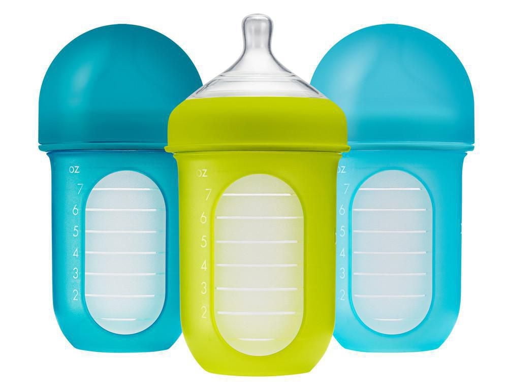 Boon Nursh 8oz Bottle Set Blue - 3 pack