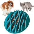 thumbnail image 1 of Anti Glutton Bowl for Cat, Anti Glutton Dog Bowl, Slow Feeding Bowl, Interactive Cat Bowl, Interactive Bowl, Slow Digestion, Fun Feeder, 19*19*2.8 cm, 1 of 5