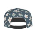 thumbnail image 4 of Bingfone Baseball Cap,Snapback Trucker Hat for Men & Women with Adjustable-Blue Flower, 4 of 9