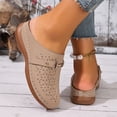 thumbnail image 6 of Willtoo Closed Toe Orthopedic Mule Slip On Flat Casual Shoes with Metal Buckle for Summer Walking Platform Slides, 6 of 7