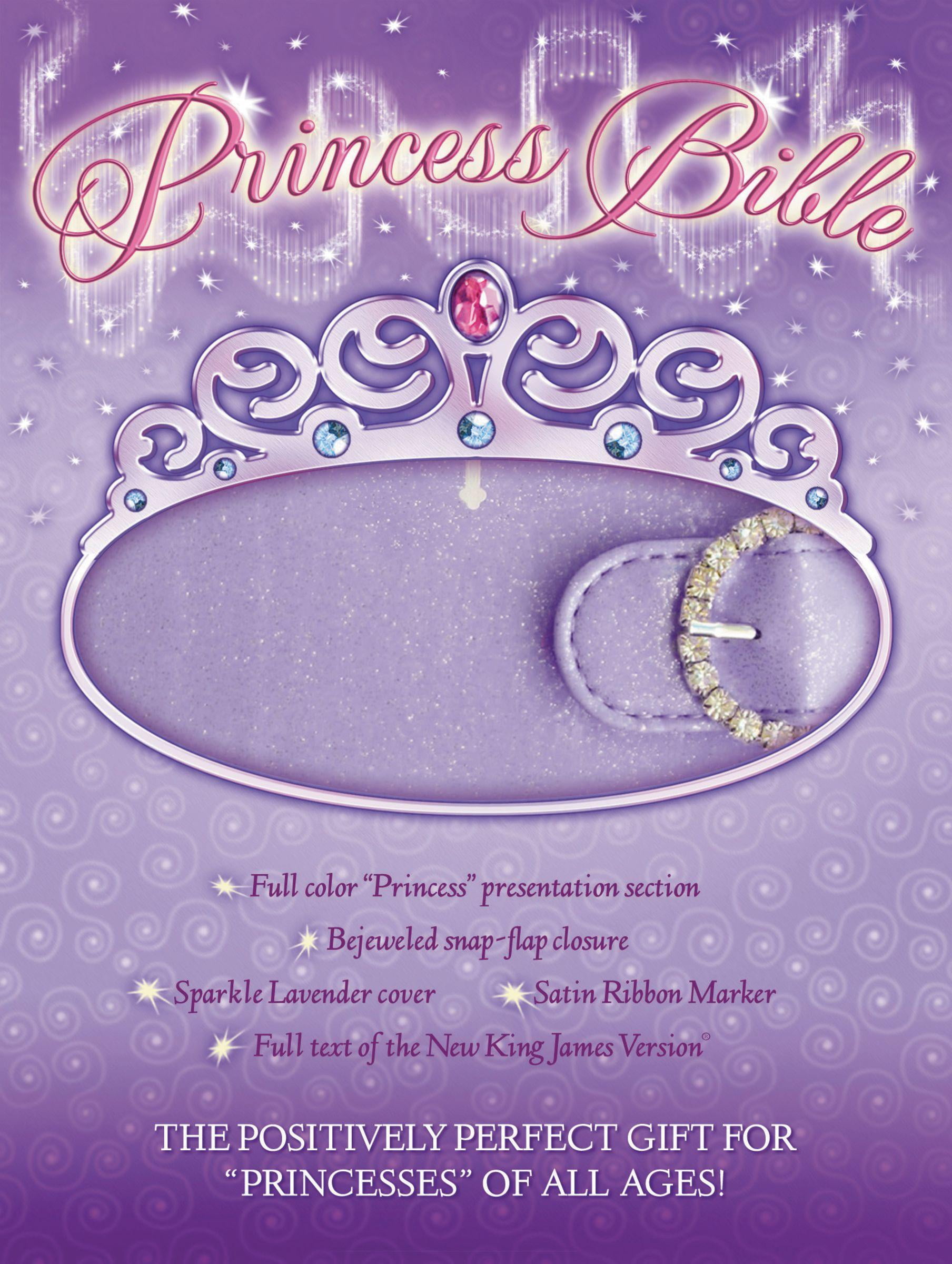 Princess Bible-NKJV-Magnetic Closure (Hardcover) - Walmart.com ...