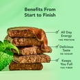 thumbnail image 4 of ALOHA Plant Based Protein Bars, Chocolate Mint, 14g Protein (Pack of 12), 4 of 7