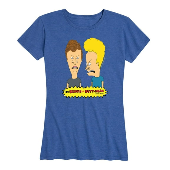 Beavis and Butthead - Beavis and Butthead Designs - Women's Short Sleeve Graphic T-Shirt