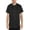 BLACK BLACK, variant on Baseball Jersey Men's Standard Fit - Solid Color Button Down Baseball Tee, Center Stripe Curved Hem, Polyester Athletic Jersey for Sports & Casual Wear