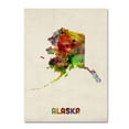 thumbnail image 2 of Trademark Fine Art "Alaska Map" Canvas Wall Art by Michael Tompsett, 2 of 4