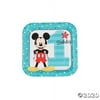 Disney Mickey’s Fun To Be One Square Paper Dessert Plates
