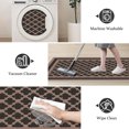 thumbnail image 6 of IsecretJoy Washable Kitchen Rugs Sets of 3, Non Slip Kitchen Mats for Floor Waterproof & Stain Resistant Runner Rug for Kitchen, Laundry Room, Hallway, 6 of 11