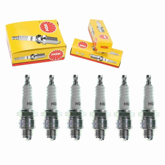6 pc NGK 3212 Standard Spark Plugs for 166 167-0237 215 235040S 235041S 2513210S 2675 2676 3035 3325 3507 4316 436 494 495 512 537 538 587 844 844-1 844S 854 91 996 AL5 AL5X AL7 AL7C AL7U AL7X AL82