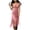 Pink 02, variant on Karymi Faux Suede Midi Bodycon Dress, Sleeveless U Neck Front Zip V Hem Fringe Western Cowgirl Party Dress Maxi Dress