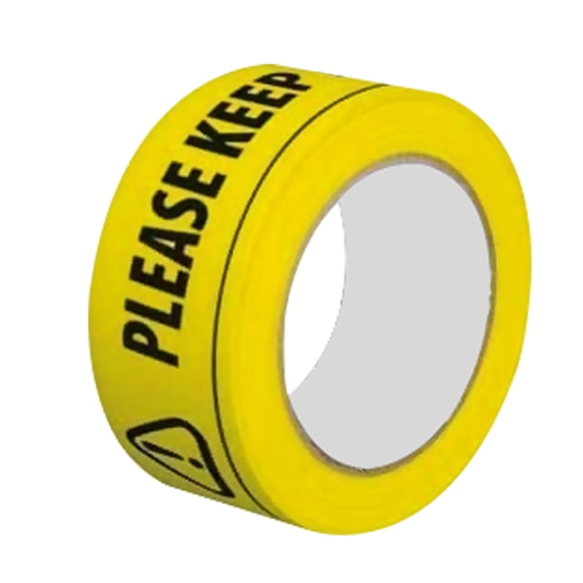 Yeacher Ruban d'Avertissement Noir&Jaune PVC Résistant à l'Usure Étanche Diatance Sécurisée Isolation