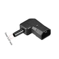 thumbnail image 2 of AC 110-250V 10A Male IEC320 C14 Power Socket Adapter Receptacle Connector Right Angle 3 Pcs, 2 of 3