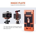 thumbnail image 2 of K&F Concept Aluminum Alloy Quick Release Plate with 1/4 Inch Screw for Camera, Cage, Cellphone etc (Orange), 2 of 13