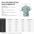 thumbnail image 5 of Gukieu whiter Snow bear Print Print Men's Short-sleeved Shirts, Button-down Pocket Shirts, T-shirts, Beach Vacation Travel Summer Clothing-X-Large, 5 of 5
