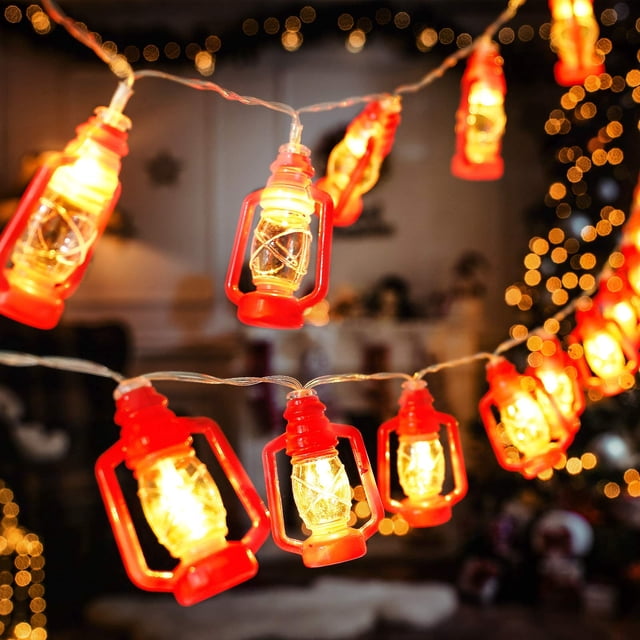Farol LED AceList de 20 luces LED para interiores y exteriores de String Lights