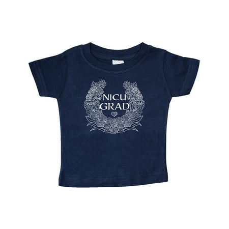 

Inktastic NICU Grad Flower Illustration Gift Baby Boy or Baby Girl T-Shirt