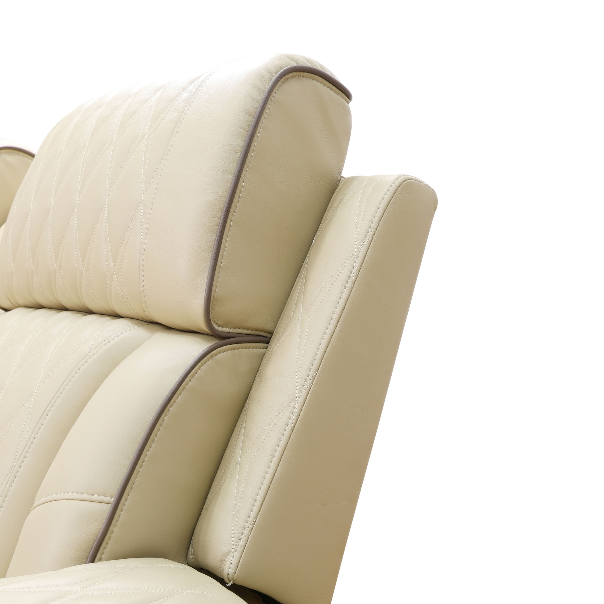 MAYEERTY 2-Seater Recliner Loveseat Sofa, Breathing Leather with Storage & Cup Holder for Living Room