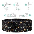 thumbnail image 3 of Banda de resistencia antideslizante Cola floral negro, 3 of 8