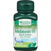 Adrien Gagnon Melatonin 10 mg Dual Action Extra-Strength