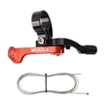thumbnail image 4 of Mando a distancia para tija telescópica de bicicleta, universal, ergonómico Negro Rojo, 4 of 9