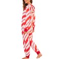 thumbnail image 5 of Avamo Women's Polar Bear Cozy Jumpsuit Funny Cute Christmas Onesie Homewear Nightwear Gray, 5 of 5