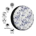 thumbnail image 4 of Naloa Indigo Tie Dye PVC Leather Spare Tire Wheel Cover for Car Truck SUV Camper Trailer Universal Fit many size17 inch, 4 of 6