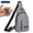 BK#CB16, variant on Fnyoxu Crossbody Bags for Women & Men, Anti-Theft | Waterproof, Sling Bag with Earphone Hole, Multipurpose Hiking Shoulder Backpack, Small One Strap Chest Bag