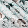 thumbnail image 3 of Summer Beach Starfish Round Tablecloth 60 Inch Blue Sea Summer Theme Outdoor Table Cloths Polyester Fabric Coastal Ocean Beach Table Cover Decor for Kitchen Dining Room Picnic Party Outdoor, 3 of 6