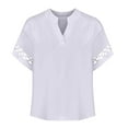thumbnail image 2 of SHE IS Cute Tops for Women Trendy Womens Summer Shirts Casual Womens Summer Blouses Short Sleeve Workout Tees for Women Oversized My Orders Placed, 2 of 3