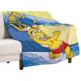 thumbnail image 1 of Manta de Los Simpsons, manta de tela de superficie vertical súper suave de varios tamaños, acogedora y cálida, adecuada para cama, sofá, campamento, viajes, para todas las estaciones, liviana y, 1 of 8